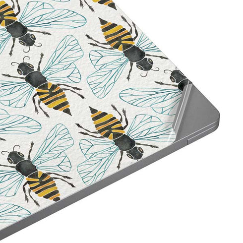 Cat Coq Honey Bee Universal Laptop 11in (8.8 x 6.2in) Skin